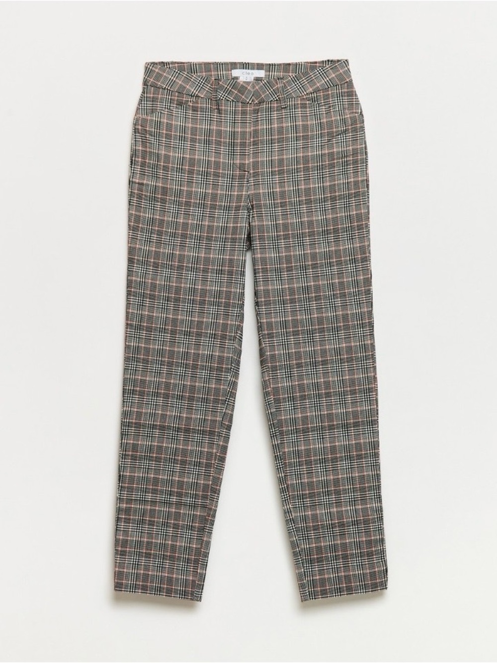 Cleo Christy Plaid Slim Ankle Pant - XL Petite - NWT